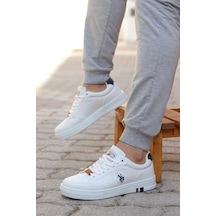U.s. Polo Assn. Noah Erkek Sneaker Spor Ayakkabı 867800000724 05 Beyaz Beyaz