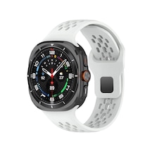 Galaxy Uyumlu Watch Ultra 47mm Redclick Krd-119 Delikli Tasarım Silikon Kordon