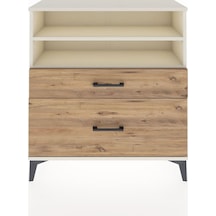 Arges Şifonyer 2 Raflı 2 Çekmeceli 88x30x96 Aytaşı-çam Aytaşı
