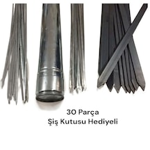 Mangal Seti -10 Adana Kebap Şişi,10 Ciğer Şişi,10 Kuşbaşı Şişi