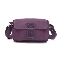 Smart Bags Günlük Minik Boy Su Geçirmez Krınkıl Kumaş Kadın Telefon Ve Postacı Çantası Mürdüm 93085003