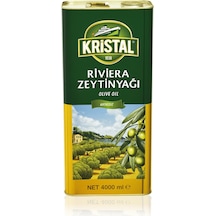 Kristal Riviera Zeytinyağı 4 Litre teneke