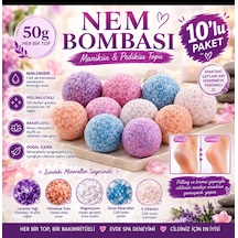 Nem Bombası Ayak Bakım Topları Nemlendirici Manikür Ve Pedikür Kürü 10lu Paket