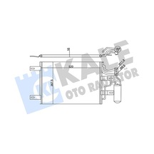 Kale Klıma Radyatoru Opel Merıva A Z16let Y13dt Z13dt Z13dtj Z17dth Kurutucu Ile Klr-350655