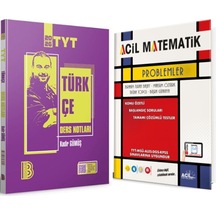 Benim Hocam Tyt Türkçe Video Ders Notları Ve Acil Problemler Soru Bankası 2 Kitap Set