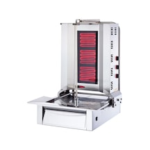 Işıkgaz Silverinox Elektrikli 3 Radyanlı Alttan Motorlu Döner Ocağı
