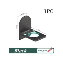Black-1pc-no-punch Duvar Dikey Depolama Asılı Raf Duş Jeli El Temizleyici Tutucu Mutfak Duvara Monte Deterjan Asılı Raf