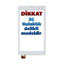 Alcatel Uyumlu Onetouch Pixi 4 8063 Dokunmatik Beyaz - Model 1