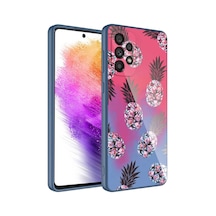 Samsung Uyumlu Galaxy A53 5G Kılıf Kamera Korumalı Desenli Sert Silikon