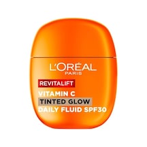 L'oreal Skin Expert Paris Revitalift Clinical C Vitamini İçeren Renkli Işıltılı Nemlendirici Krem Spf30 40 Mililitre Tonlanmış Sıvı Cildi C Vitamini, Spf30 İle Besler
