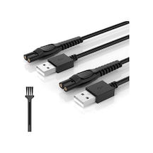 Braun Serisi 7 9 3 5 1 Vb. İçin Evrensel Tıraş Makinesi Usb Şarj Kablosu Elektrikli Tıraş Makinesi Epilatör Saç Kesme Makineleri 5v Yedek Güç Adaptörü Kablosu