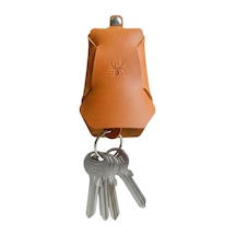 Oh Deer Leather Hakiki Deri Anahtarlık - Cüzdan Tipi Kapalı Tasarım
