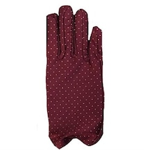 Bordo Renk Puanlı Çocuk Eldiveni 5615 "