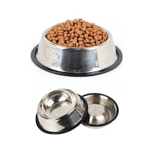 15 CM Paslanmaz Çelik Köpek Mama Kabı
