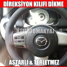 Mazda 3 Oto Direksiyon Kılıfı Dikme