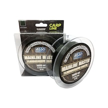 Asso Mainline Master Carp Fc Coated 1000mt Carp Line Dark Green 0.30 Mm