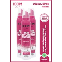 Saç Şekillendirici Köpük Curl Defıne 3'lü Set