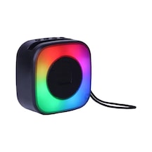 Taşınabilir 2inch Mini Şarjlı Speaker Rgb 5w Bluetooth Hoparlör