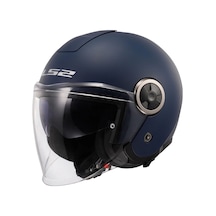 Ls2 Classy Güneş Vizörlü Kask Mat Navy Mavi