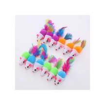 Glipet Renkli Peluş Fare Kedi Oyuncağı 8 Cm 3 Lü