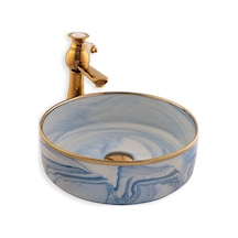 Eva Banyo Lena E-7024 Tezgah Üstü Porselen Lavabo