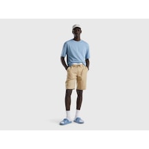 United Colors of Benetton Unıted Colors Of Benetton Keten Erkek Şort 4agh59578 Bej