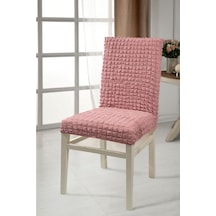 Pudra Bürümcük Sandalye Kılıfı 6 Adet