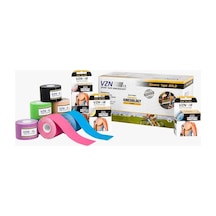Vzn Kinesio Sport Tape Sporcu Bandı 5m X 5cm Kırmızı 4 Adet