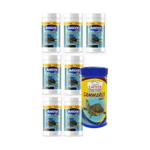 Amore Turtle Green Sticks 7 x 125 ML + Gammarus Su Kaplumbağası Yemi 250 ML