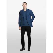 Sisley Pamuk Karışımlı Dar Kesim Chino Pantolon Erkek Siyah Pantolon - 325p4aıhsf021