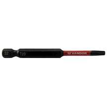 Vandor Bits Uç Matkap Ucu Tornavida Ucu Vidalama Ucu İmpact T20-75 Mm - 1 Adet