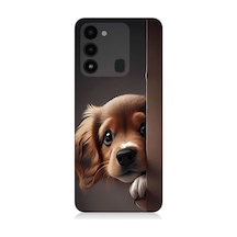 Tecno Spark 8c Uyumlu Silikon Kılıf Yavru Sevimli Cute Köpek