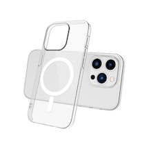 Kilifone - İphone 15 Pro Uyumlu Kılıf Magsafe Özellikli Sert Pc Porto Kapak - Şeffaf - T28306