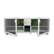 İstanbul Kafes Model M02y-Oy Pvc Kuş Dolabı