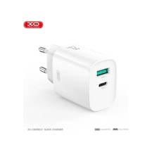 Xo Ce29 20w Pd & Qc 4.0 Hızlı Şarj Cihazı - Çift Çıkışlı Usb-c Ve Usb-a Duvar Şarj Adaptörü