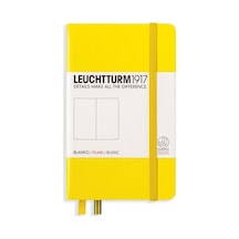 Leuchtturm1917 Not Defteri Cep Boy A6 , Sert Kapak, 187 Numaralandırılmış Sayfa, Çizgili, Limon Sarı