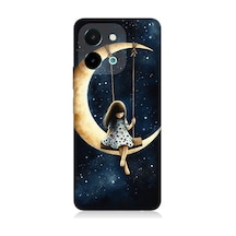 Vivo Y28 Uyumlu Ay Salıncağı  Desenli Silikon Kılıf