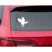 Bk Home Şahin Tasarımlı Beyaz Araç Sticker-1