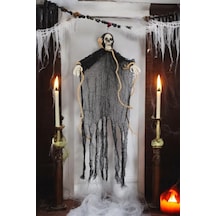 Halloween Dekor İskelet Siyah 70cm Ast6710