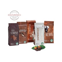Starbucks House Blend + Ethiopia +Verona + Exspresso + Kenya 5 x 250 G