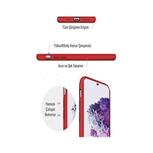 Galaxy A54 İle Uyumlu Kapak İçi Kadife Kamera Korumalı Lansman Silikon Kılıf - Yeşil 50 x 22