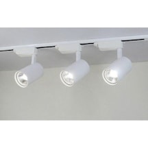 30W Led Ray Spot 3Lü Set -Beyaz Kasa -Beyaz Işık