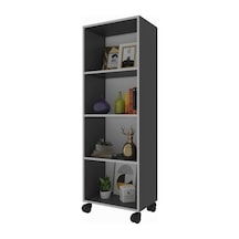 Kenzlife Kitaplık Beril 148 030 020 Gri Tekerlekli Mutfak Dolabı Banyo Ofis Ayakkabılık Kiler Kenzlife Kitaplık Beril 148 030 020 Gri Tekerlekli Mutfak Dolabı Banyo Ofis Ayakkabılık Kiler