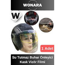 Özel Üretim Su Tutmaz Buhar Önleyici Yağmur Kaydırıcı Kask Vizör Filmi Bisiklet Motosiklet Uyumlu