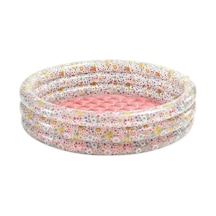Ih58427 Intex 3 Boğumlu Çiçek Desenli Bebek Havuzu 86x25cm Pembe