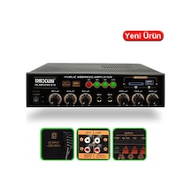 Dexun D-70 70w Usb/sd/aux 2 Mikrofon Girişli Trafolu Stereo Anfi