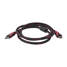 Hdmi Kablo Ip Örgülü Gold Uçlu 1,5 Metre