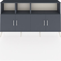 Arges Konsol 6 Raflı 4 Kapaklı 176x30x99 Antrasit-antrasit Antrasit - Antrasit