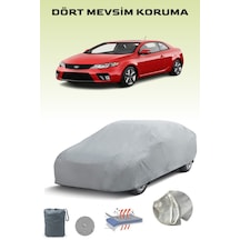 Kıa Forte Koup 2009 - 2013 Araba Brandası Oto Branda Gri