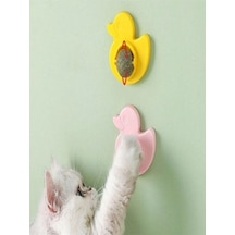 Büro Ev Ofis Evcil Kedi Hayvanı İçin Ördek Stil Kedi Otu Oyun Topu